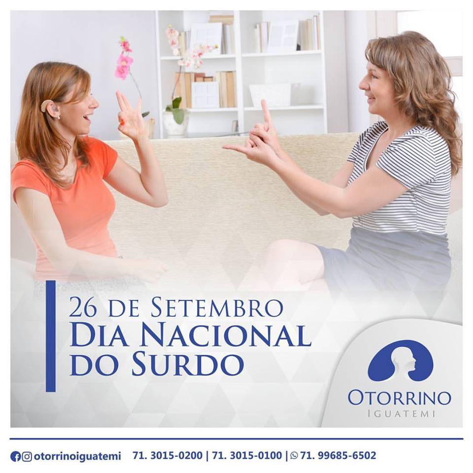 Dia Nacional do Surdo!