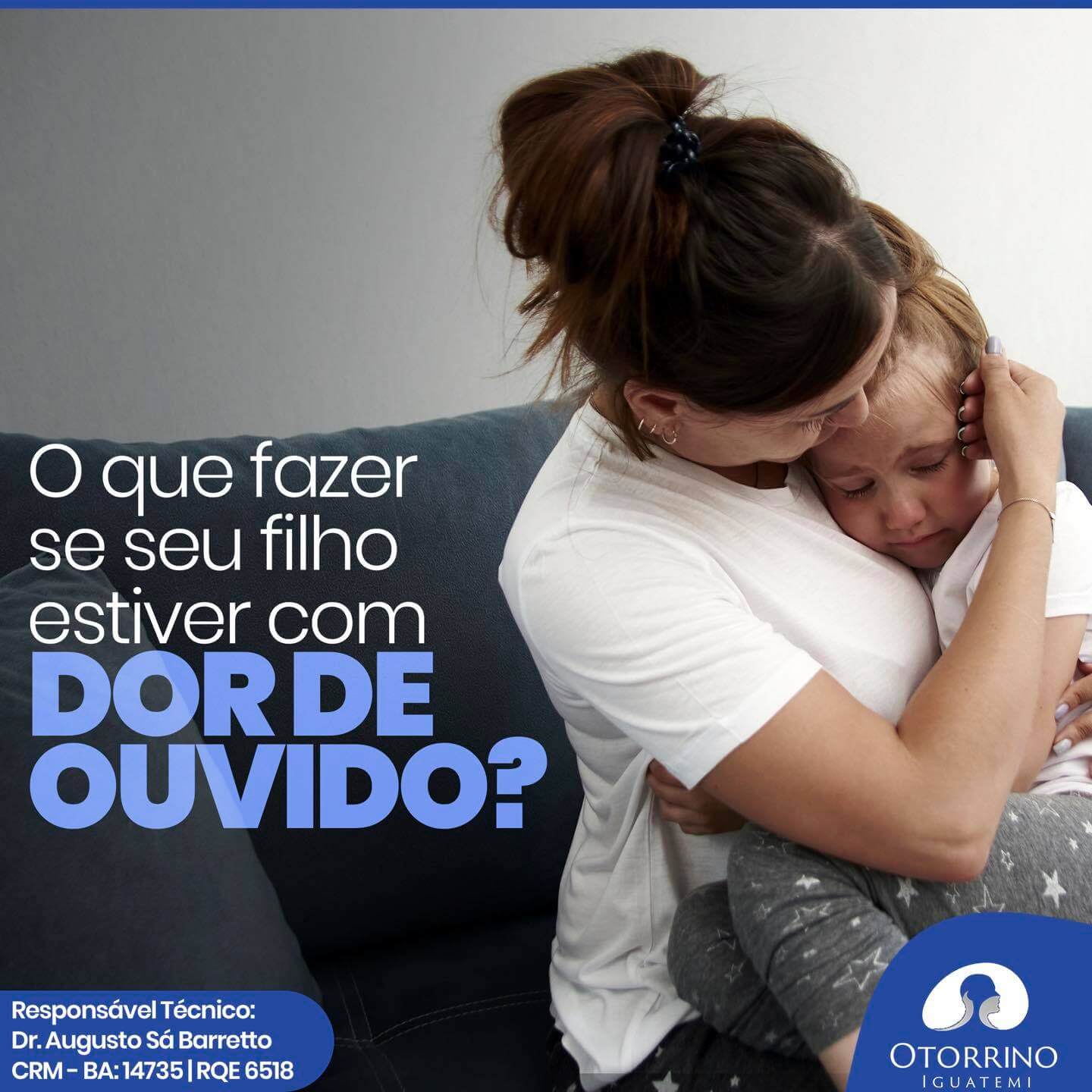 O que fazer se seu filho estiver com dor de ouvido?