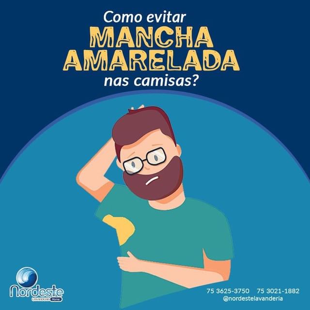 Será que há um modo de evitar as manchas amarelas?