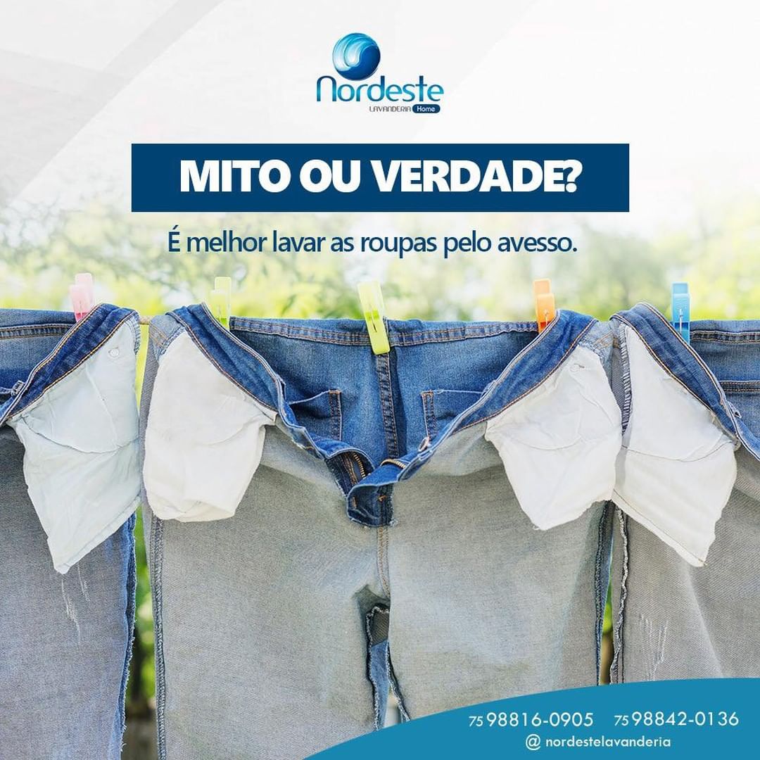 Como você lava as suas roupas?