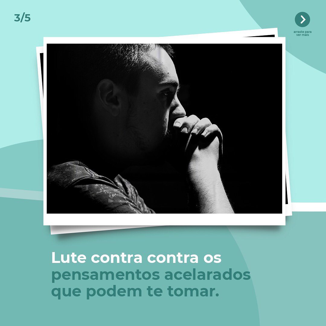 Use como tática rejeitar os pensaentos negativos!