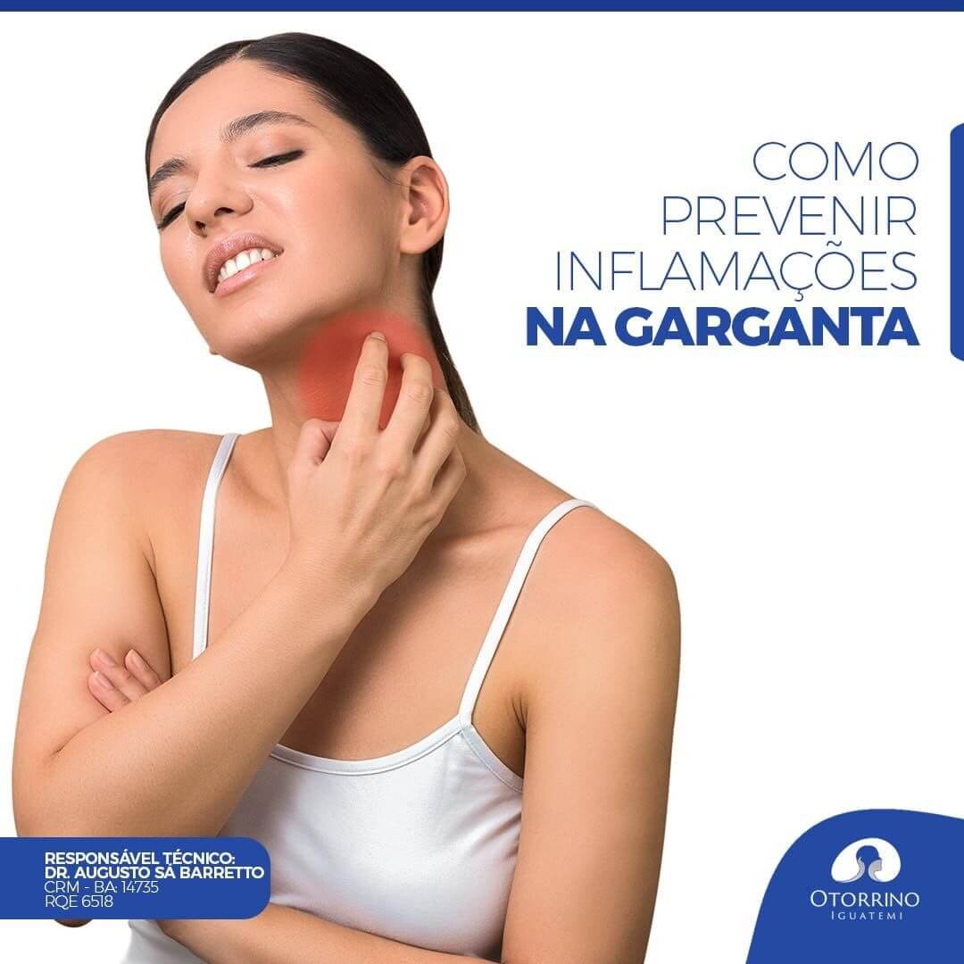 Como prevenir inflamações na garganta?