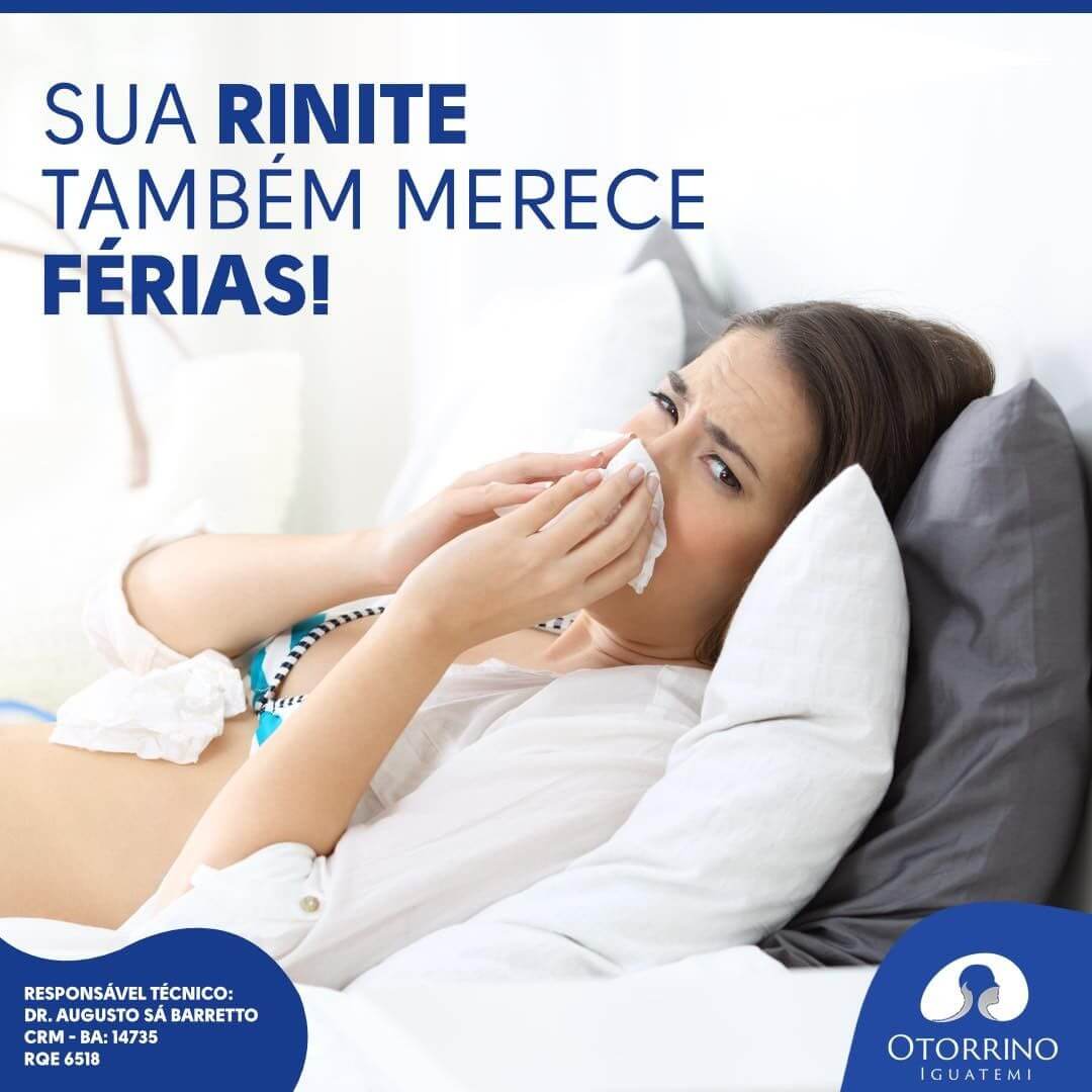 Rinite merece férias!!