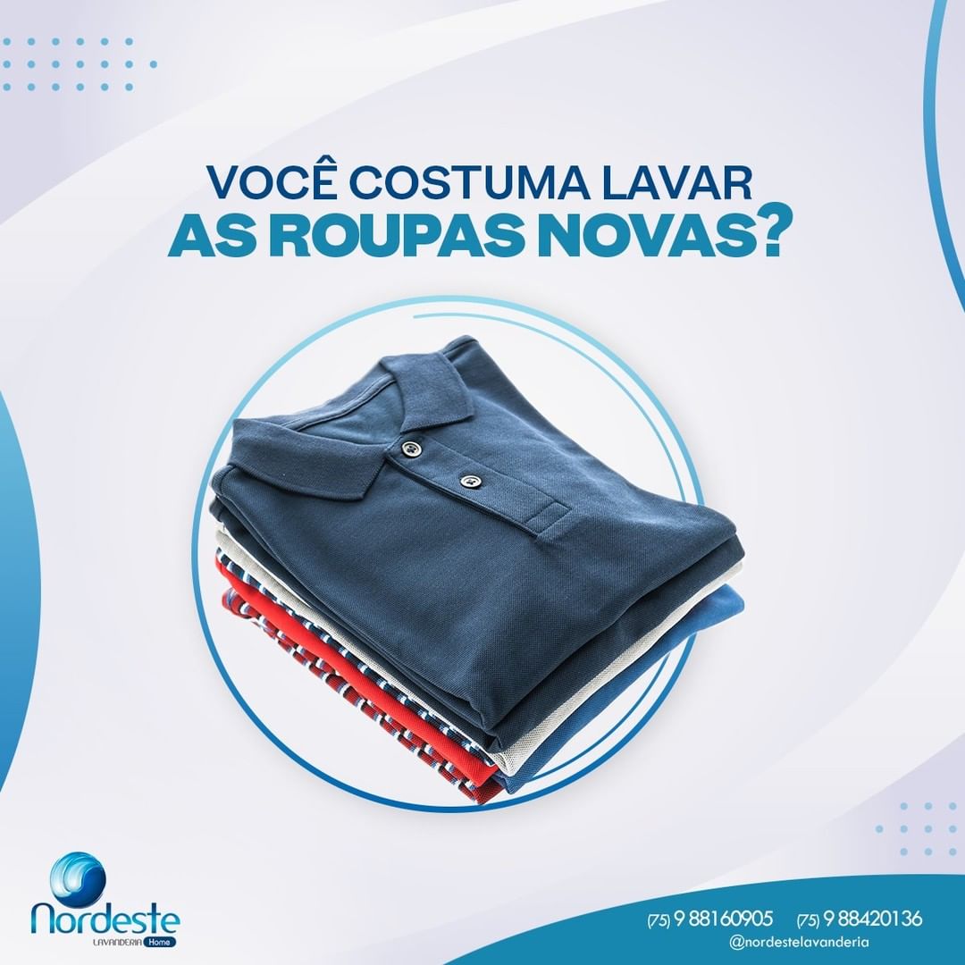 Como lavar roupas novas?