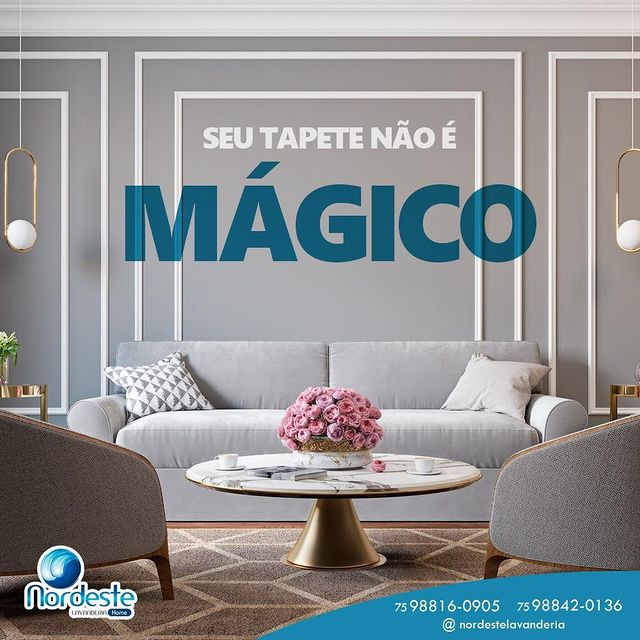 Mas nós coneguimmos fazer uma mágica no seu tapete!