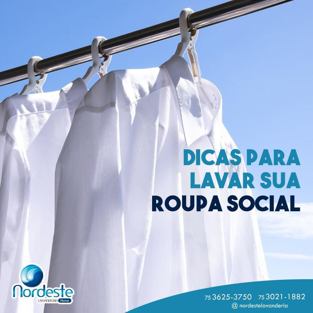 Dica para lavar sua roupa social.