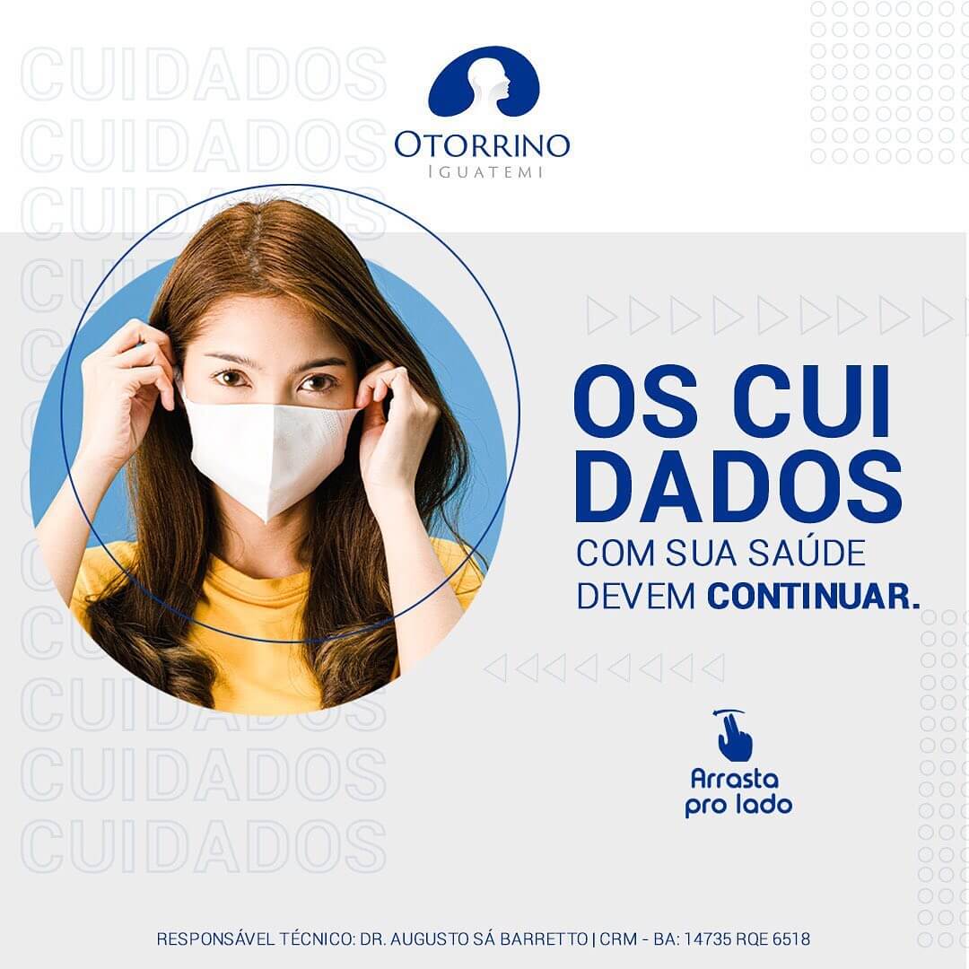 Cuidados com a saúde devem continuar!!