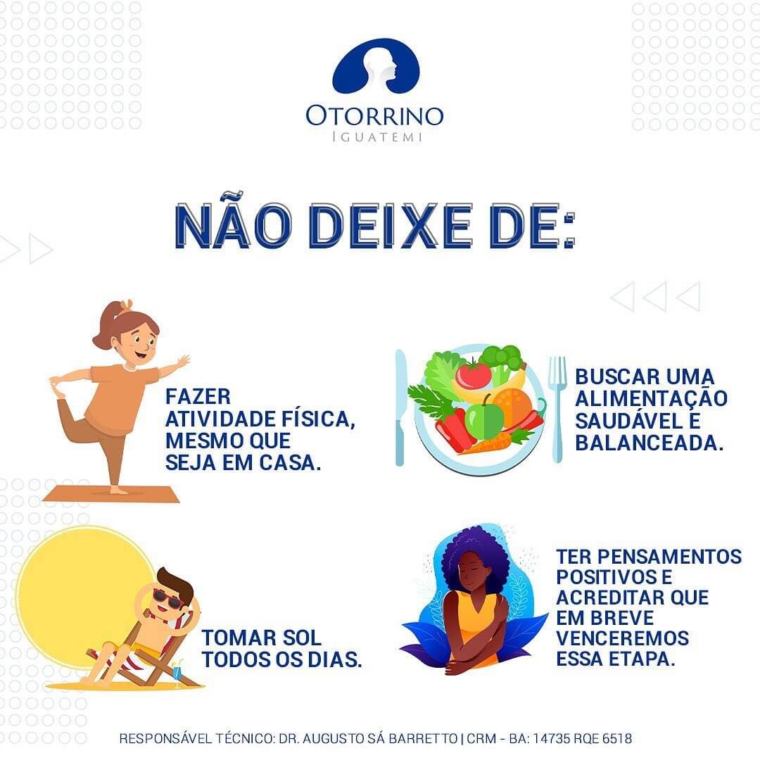 Cuidados com a saúde devem continuar!!