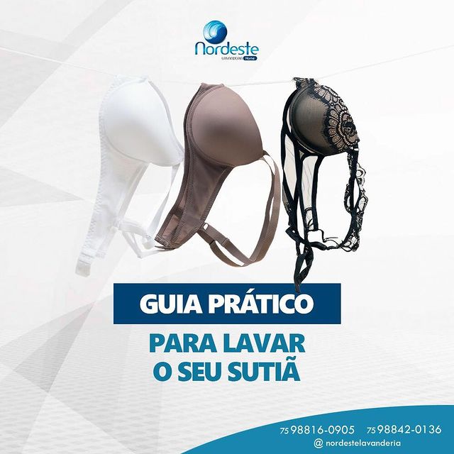 Guia prático para lavar sutiã