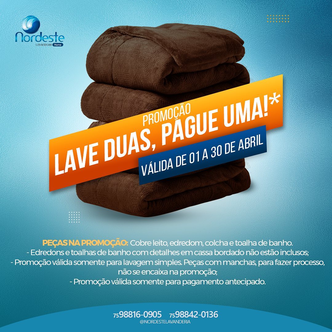 Deixe aqui as suas peças de roupa! Não perca a promoção!