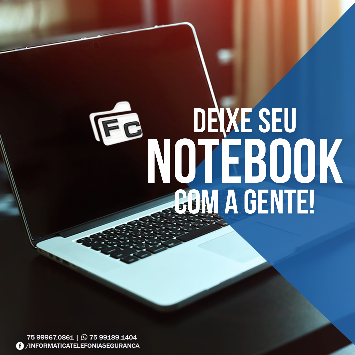 FC Prestações de Serviços è a solução para o seu notebook!