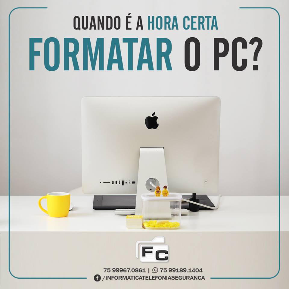 Formatação com segurança você faz com a FC Prestações de Serviços!