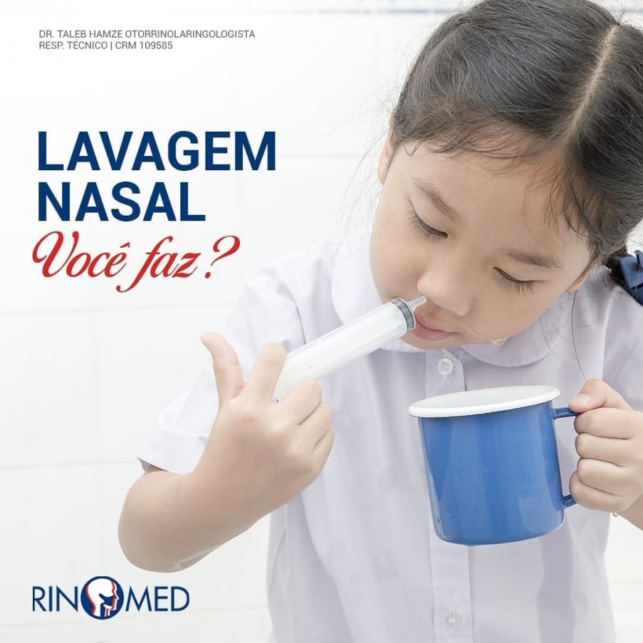 Como fazer lavagem nasal?