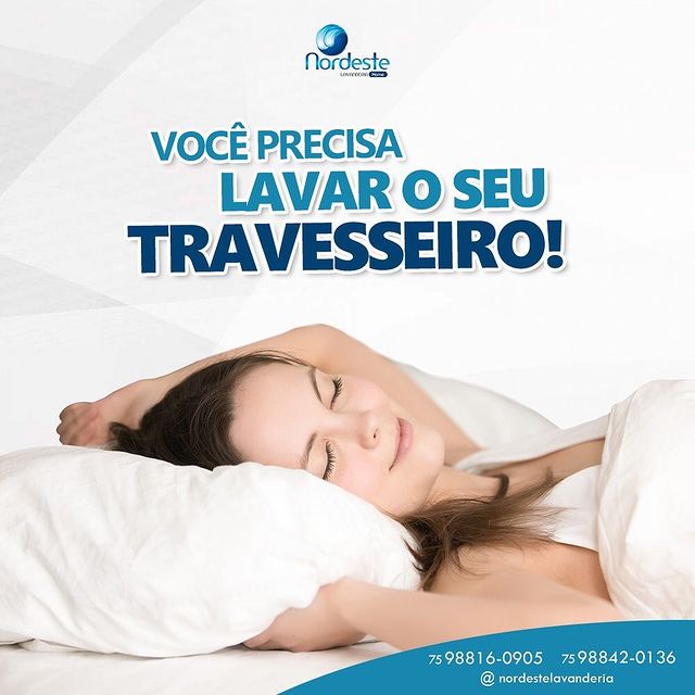 Agora é a vez de dicas para o travesseiro ficar bem limpinho