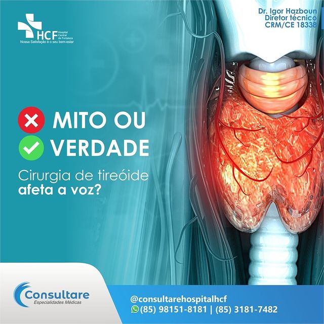 Cirurgia da tireóide altera a voz?