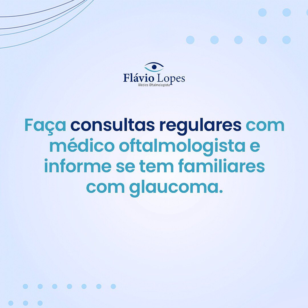 Vamos saber um pouco mais sobre o glaucoma!