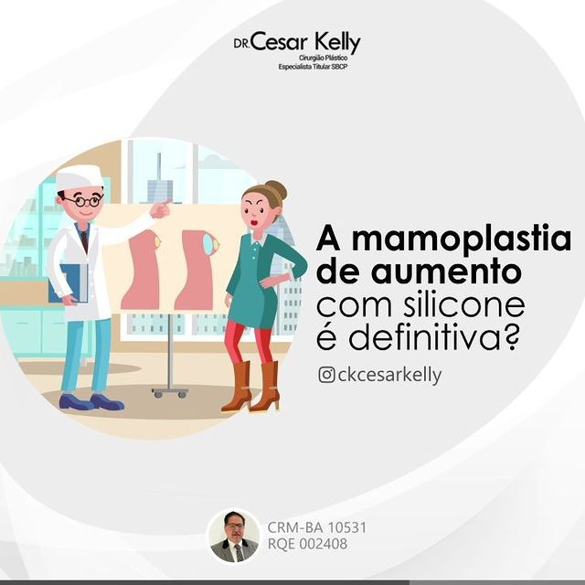 A mamoplastia  de aumento com  silicone é definitiva?