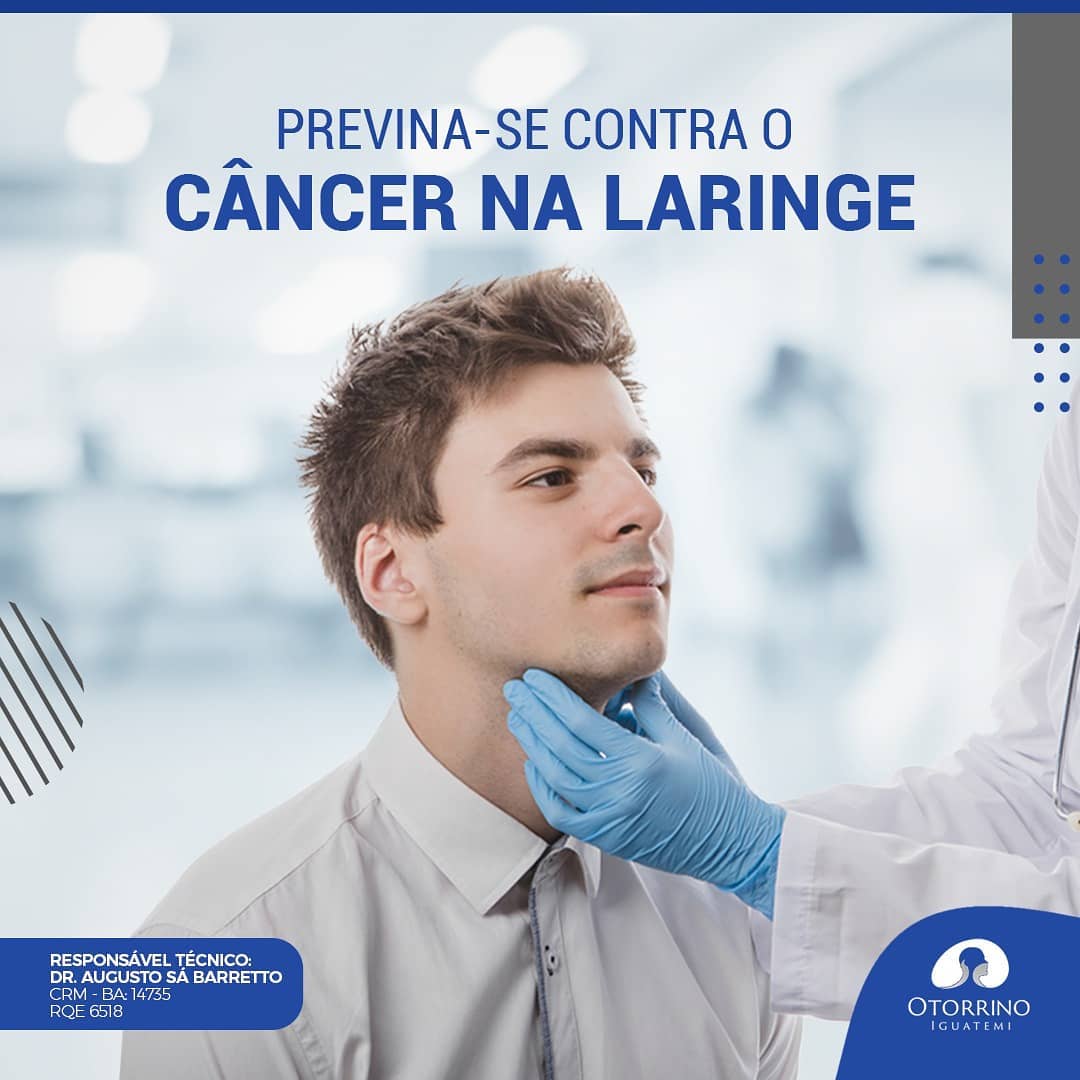 Previna-se contra o câncer na laringe!
