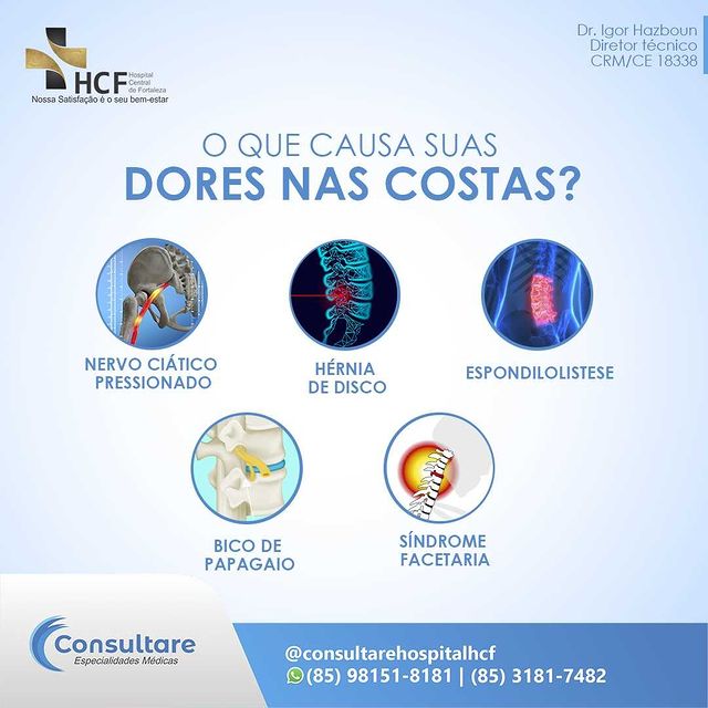 O que causa suas dores nas costas?