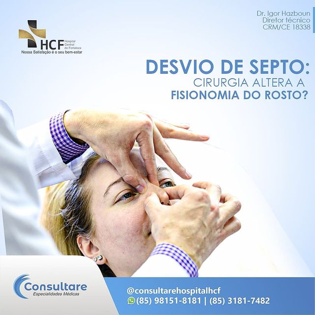 Cirurgia para desvio de septo: altera a fisionomia do rosto?