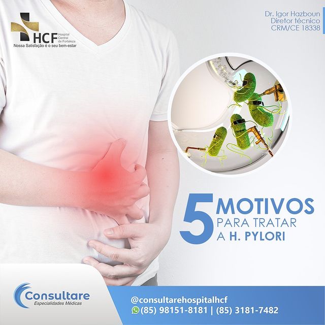 5 motivos para tratar a H.  pylori