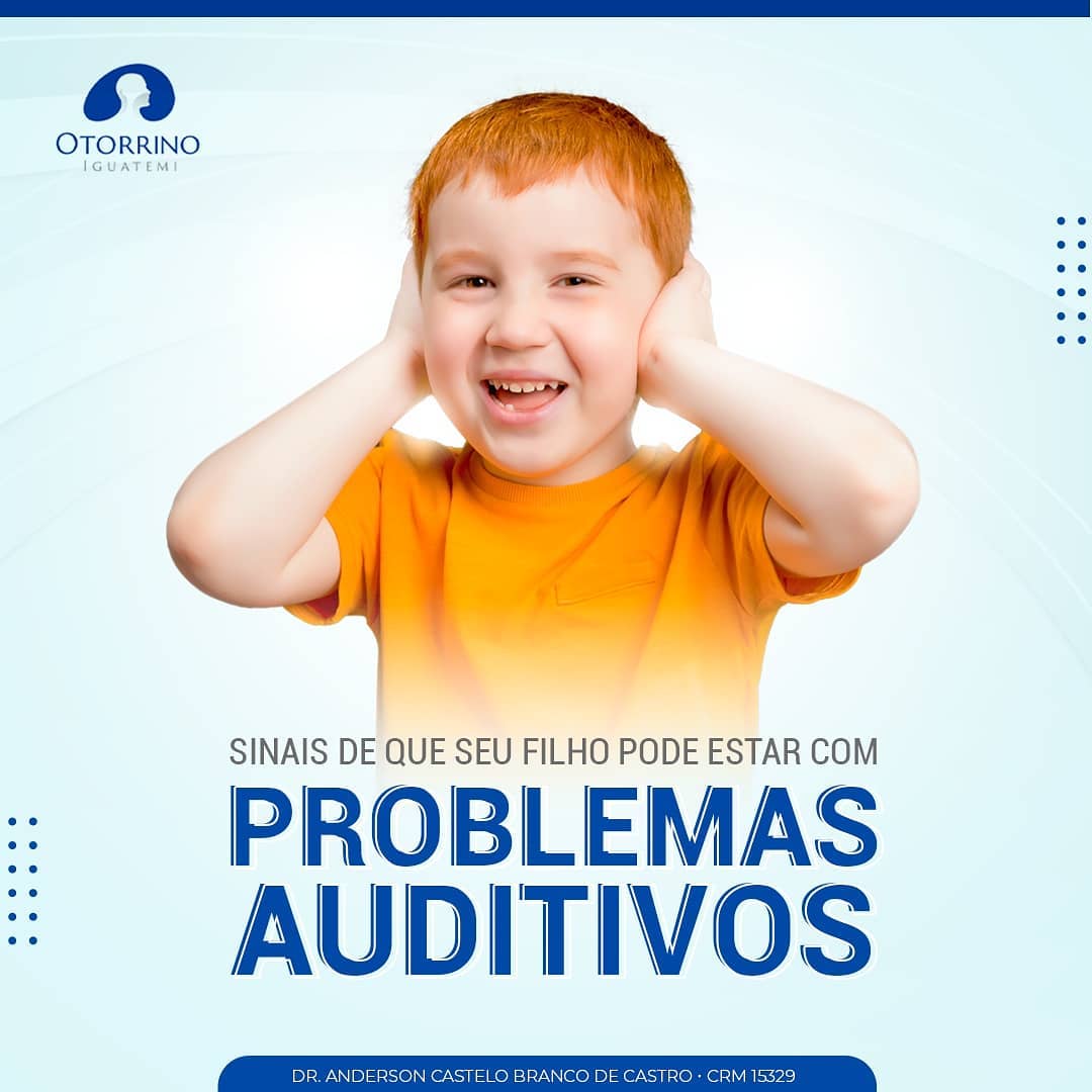 Sinais q seu filho podem estar com problemas  auditivos