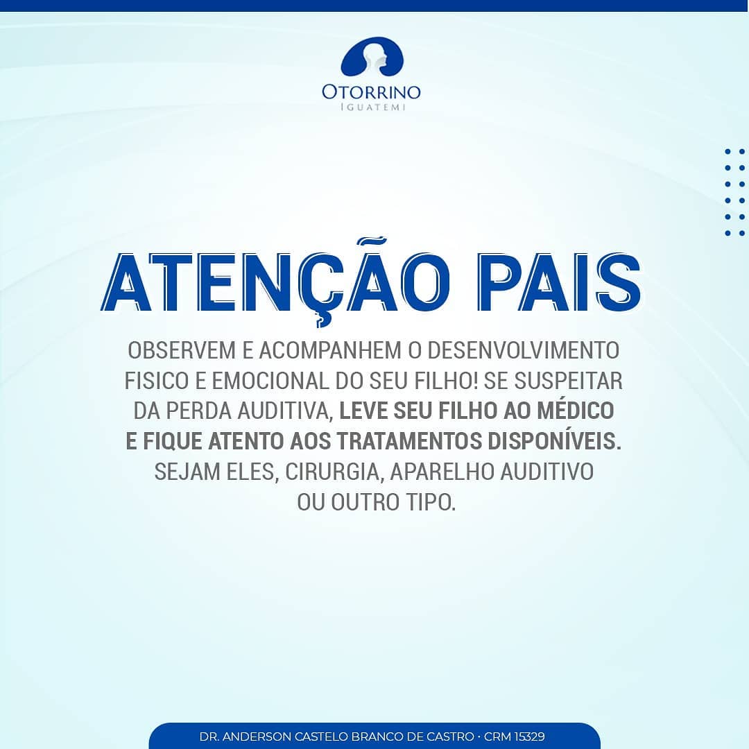 Sinais q seu filho podem estar com problemas  auditivos
