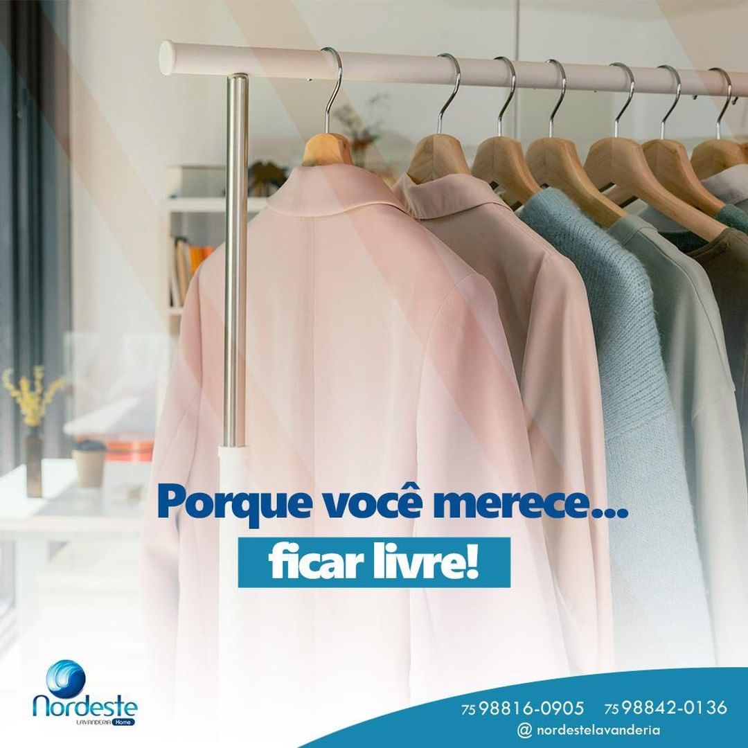 Que tal deixar suas roupas aqui?