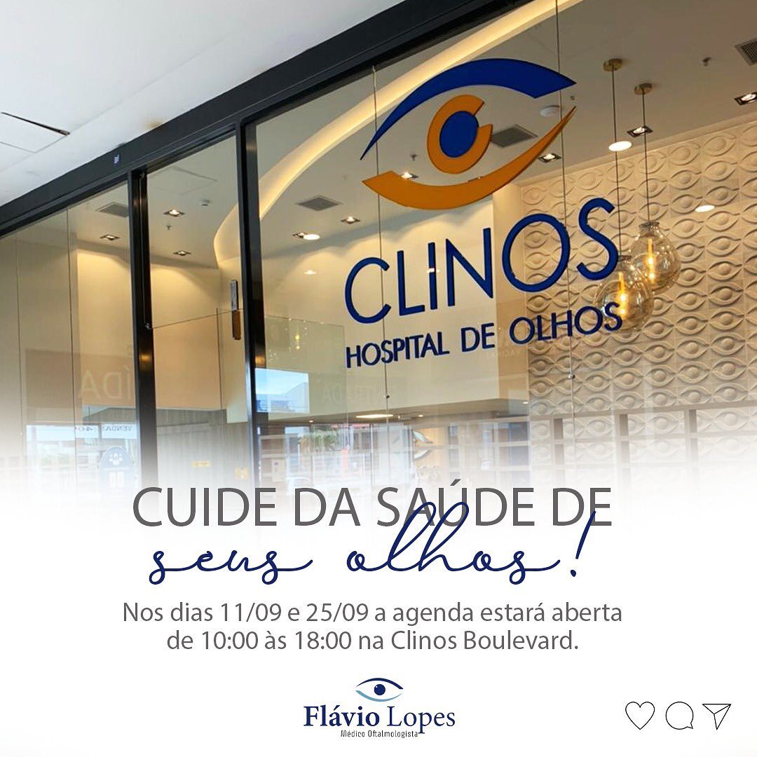 O atendimento no Shooping Boulevard já estamos com agenda aberta