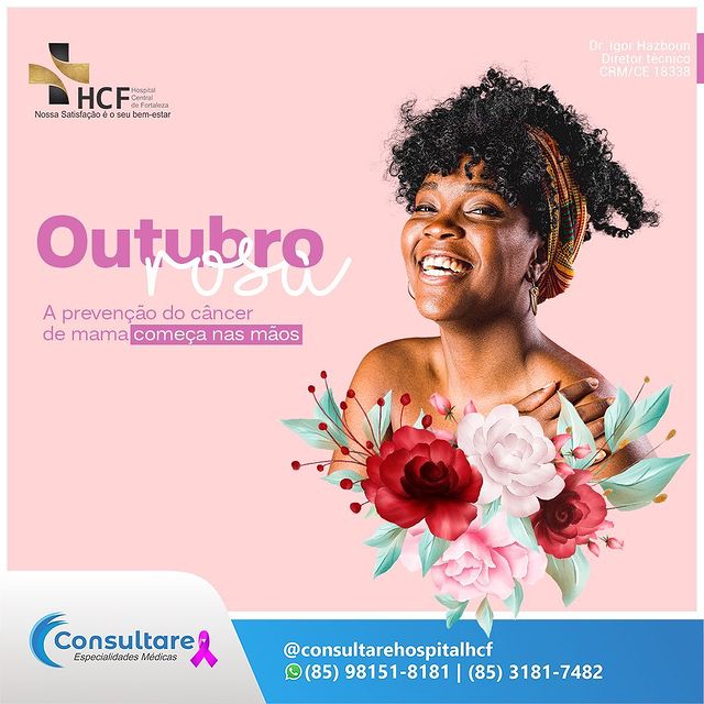 Como em todos os anos, o mês de outubro é marcado pela conscientização sobre o controle do câncer de mama.