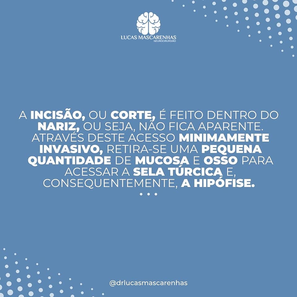 Como é feita scirurgia da hipófise?
