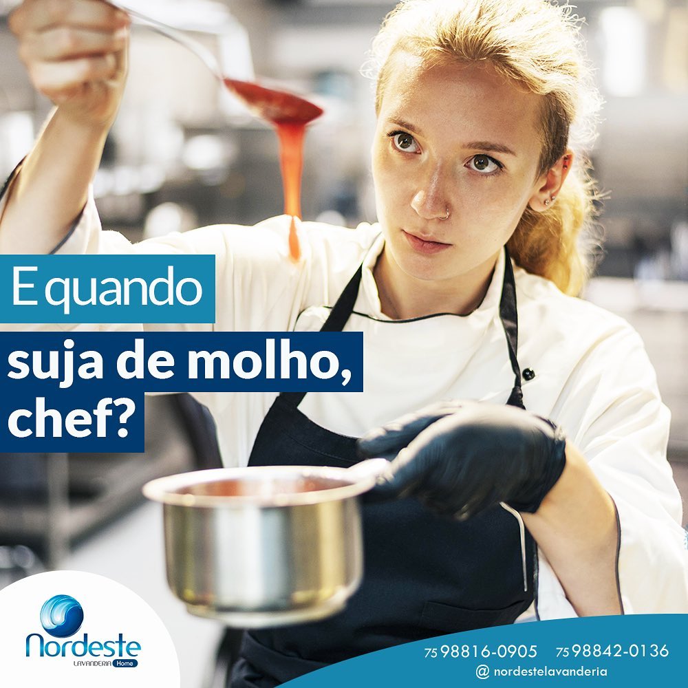 Não se preocupe! Lavamos a sua dólmã