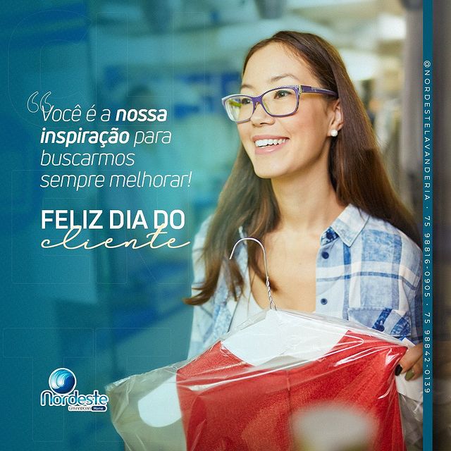 Agradecemos por estarem com a gente! Feliz dia do cliente!
