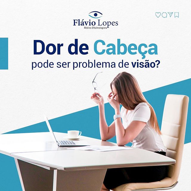 Dor de cabeça constante não é normal.