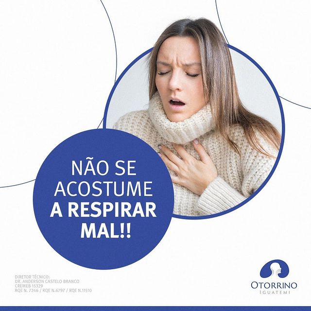 Conte com os nossos Otorrinolaringologistas para te ajudar a respirar bem todos os dias!