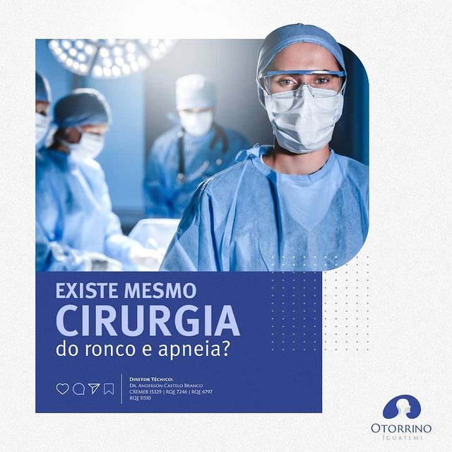 Existem mesmo cirurgia  do ronco e apneia?