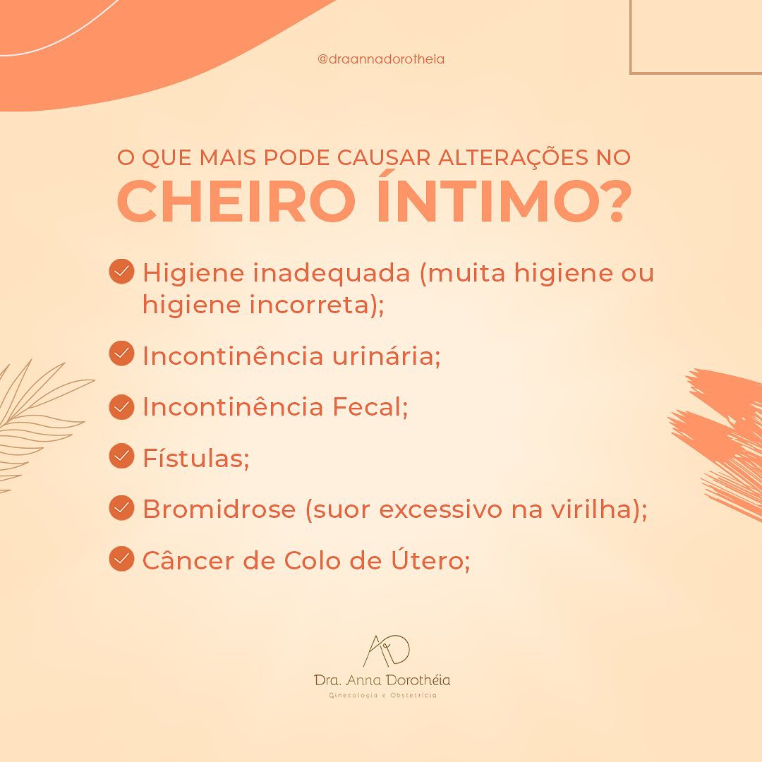 Cheiros íntimos, vamos entender  melhor!