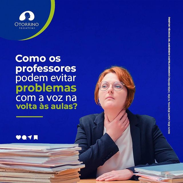 Cuidar da voz é cuidar da saúde!