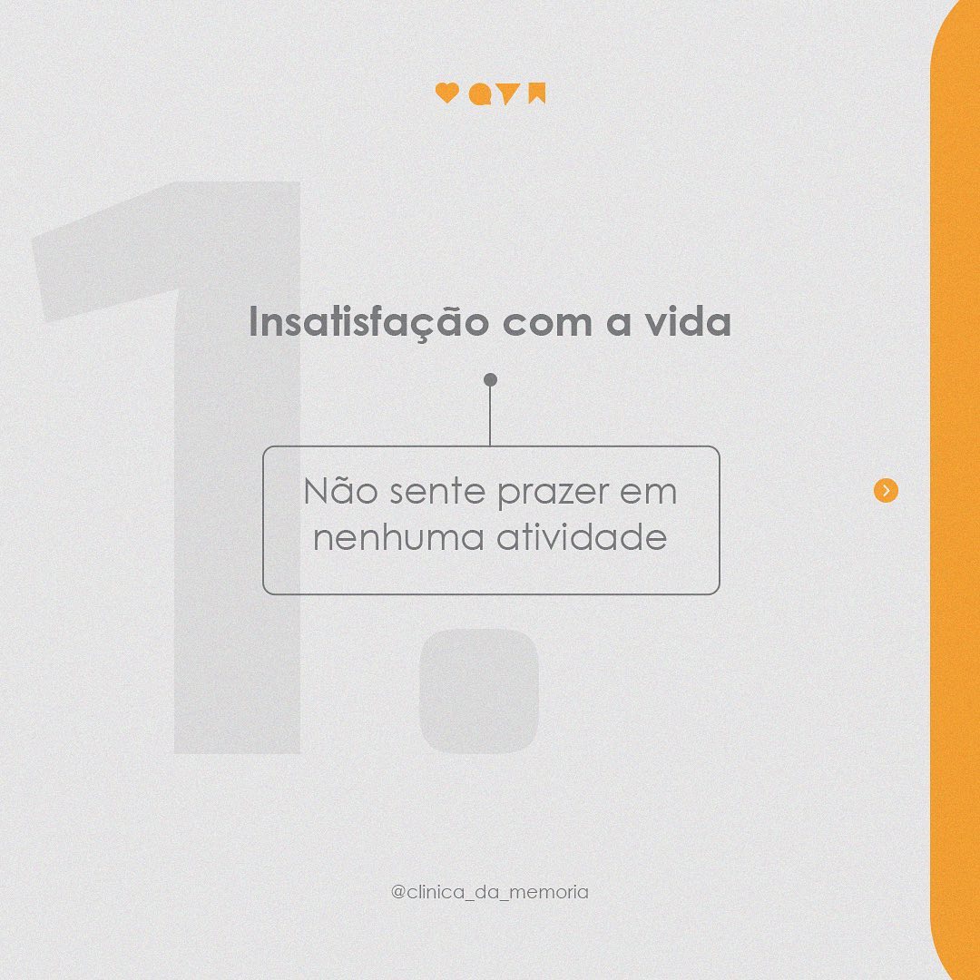 Você percebeu algum desses sinais em você ou em um amigo/familiar?