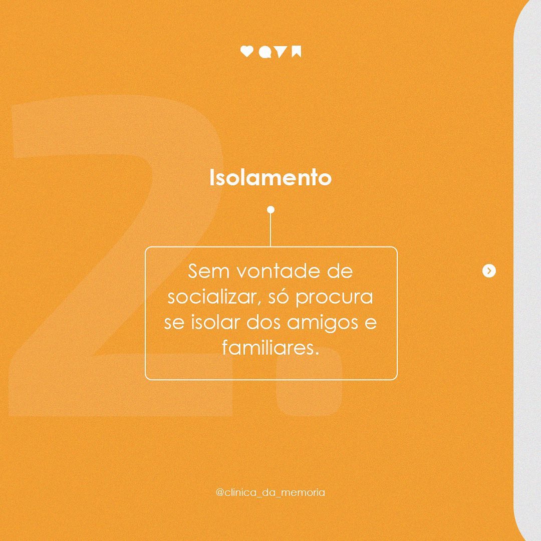 Você percebeu algum desses sinais em você ou em um amigo/familiar?