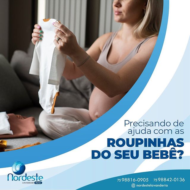 Precisa  de ajuda com as  roupas do bebê? Nós lavamos e entregamos prontinhas par ele usar!