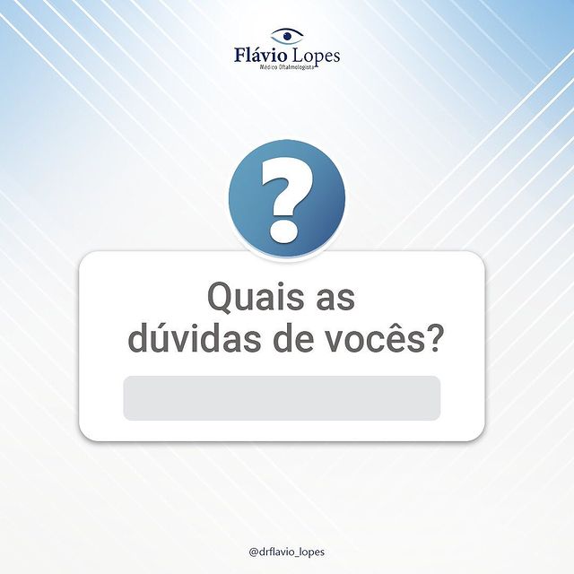 Dúvidas sobre algum assunto do mundo da visão?