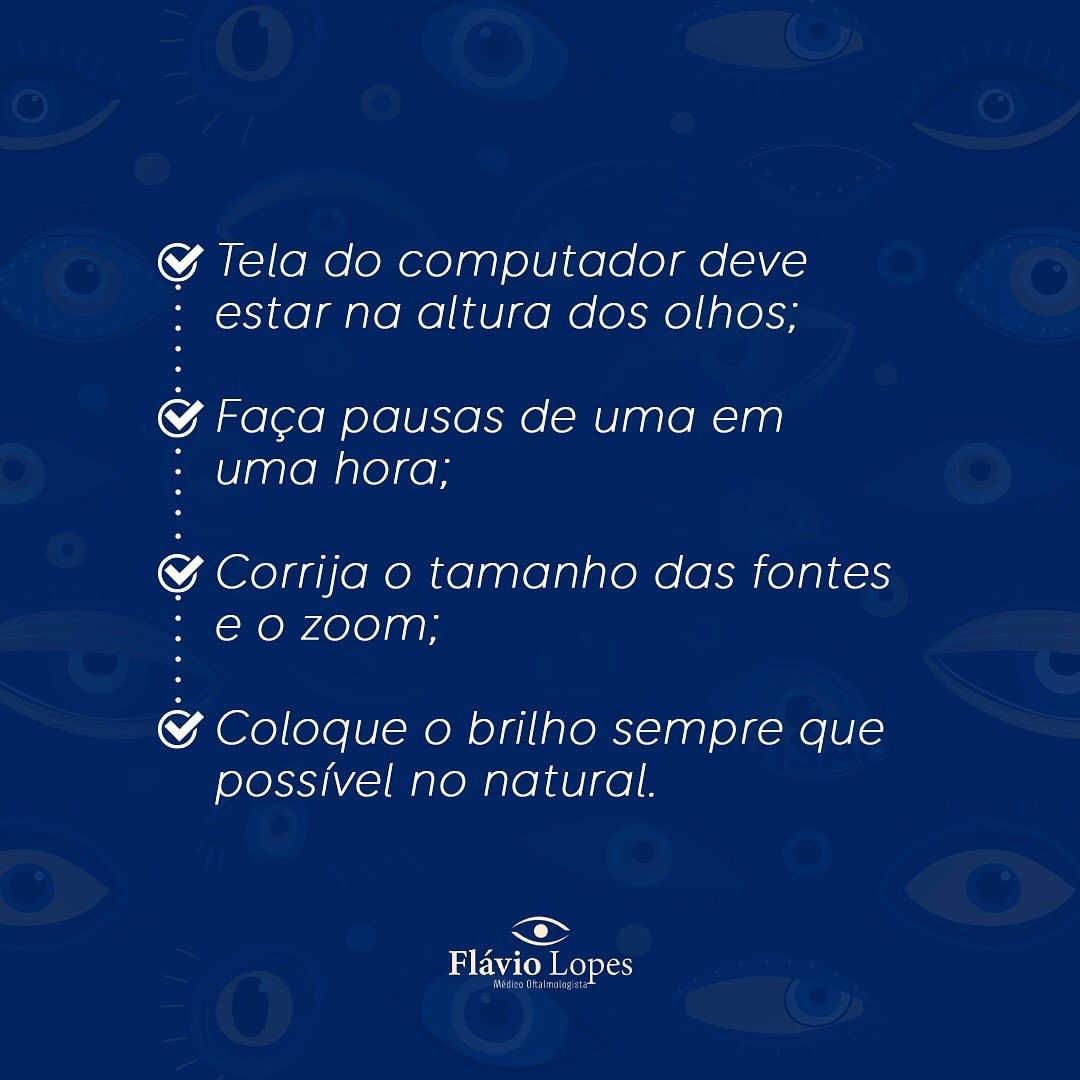 Não deixe de fazer uma avaliação periódica com o especialista!