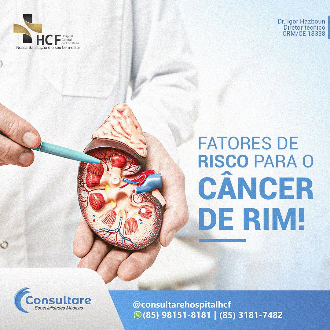 Fatores de riscos para o câncer de rim.