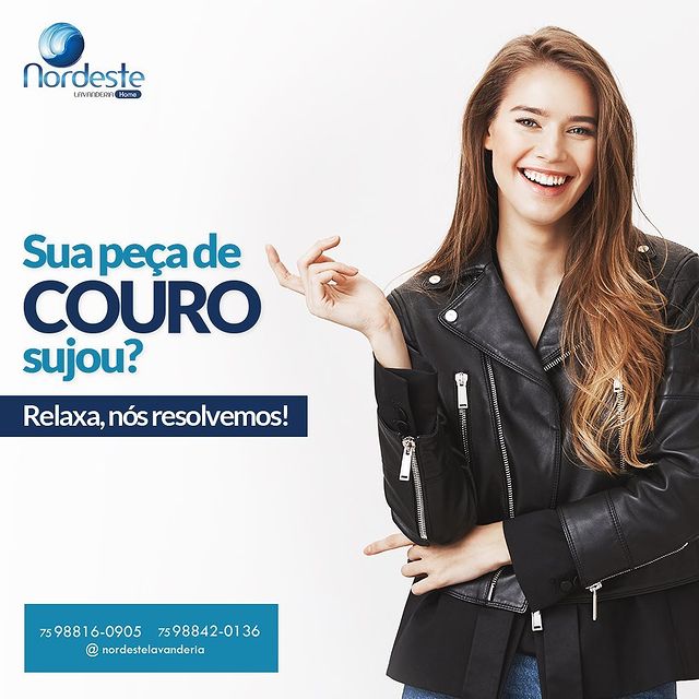 Sabia que é recomendado lavar suas peças de couro na lavandaria?