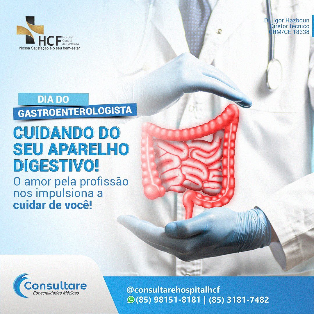 Feliz dia do gastroenterologista!