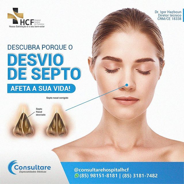 Você conhece  alguém com desvio de septo?