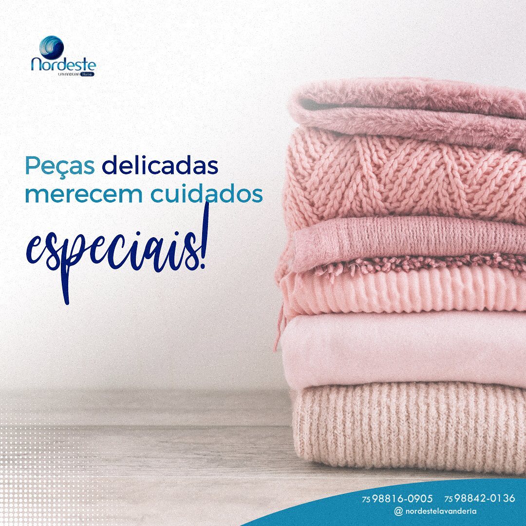 Aqui na  Nordeste Lavanderia as suas peças têm o cuidado que precisam !