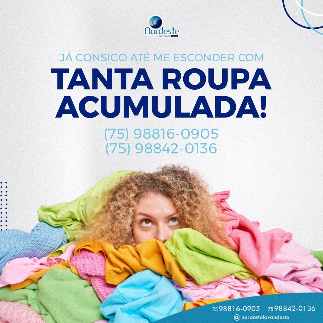 Deixou a roupa acumular?