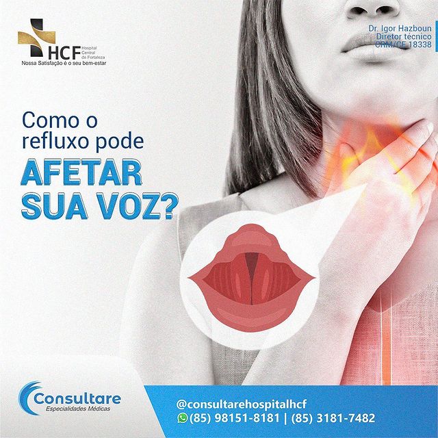 O reffluxo pode afetar  a voz, como?